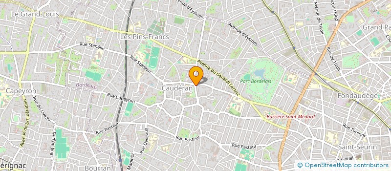 localisation de l'entreprise CABINET DEBELMAS à BORDEAUX