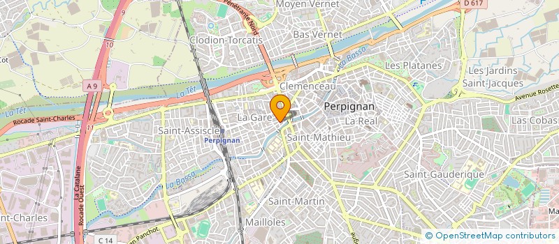 localisation de l'entreprise CABINET DEI  PERPIGNAN