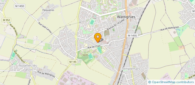 localisation de l'entreprise CABINET DEKEYSER  WATTIGNIES