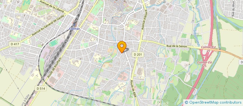 localisation de l'entreprise CABINET DELAROQUE ACCOMPAGNEMENT DEVELOPPEMENT  COLMAR