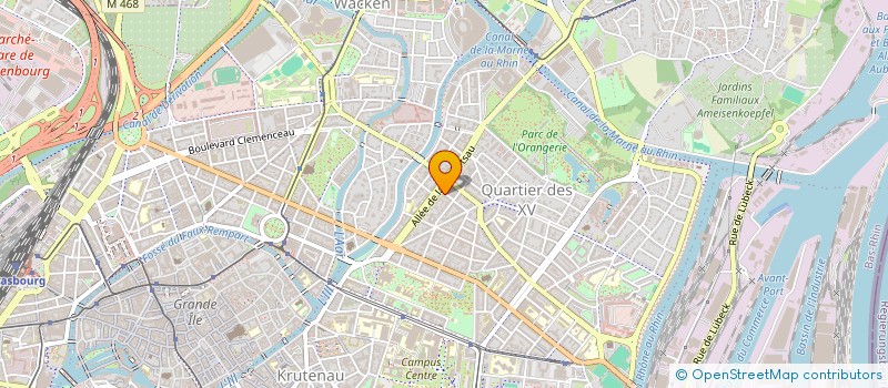 localisation de l'entreprise CABINET DELAROQUE & ASSOCIES STRASBOURG à STRASBOURG