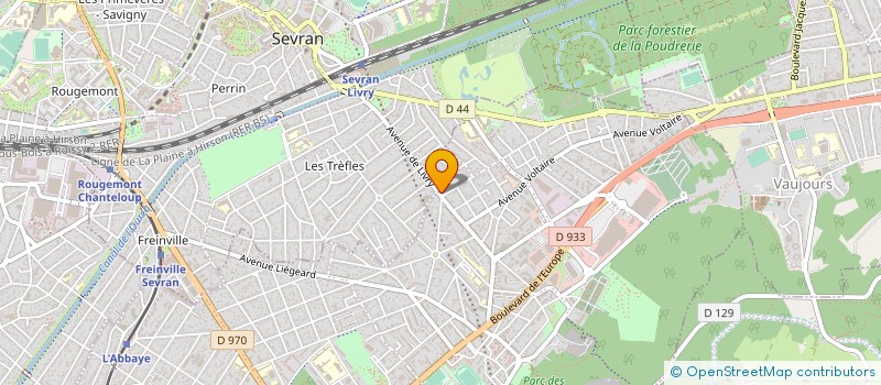 localisation de l'entreprise CABINET DELATTE à LIVRY-GARGAN