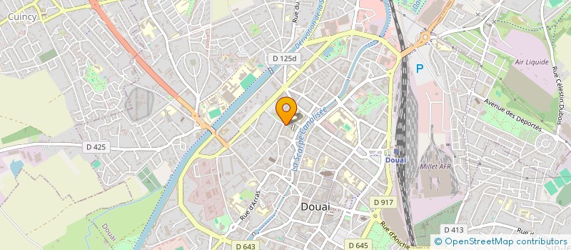 localisation de l'entreprise CABINET DELIESSCHE à DOUAI