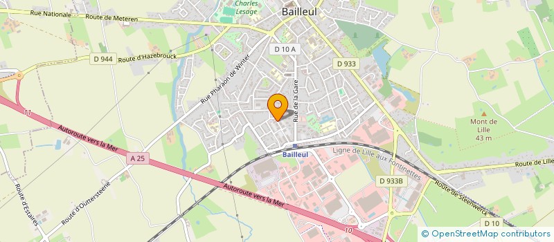 localisation de l'entreprise CABINET DELPLANQUE ET ASSOCIES à BAILLEUL