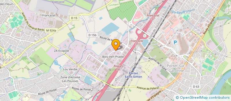 localisation de l'entreprise CABINET DELSOL  MURET