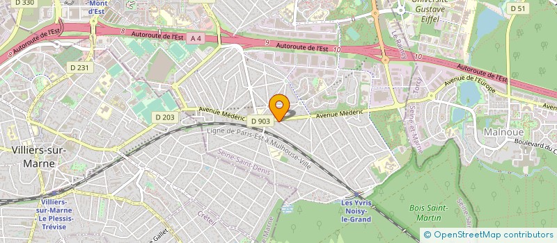 localisation de l'entreprise CABINET DENOVAN ET ASSOCIES  NEUILLY-PLAISANCE