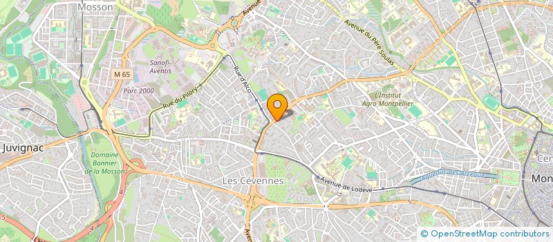 localisation de l'entreprise CABINET DENTAIRE ALCO à MONTPELLIER