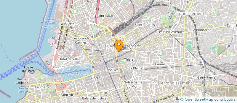 localisation de l'entreprise CABINET DENTAIRE ARTEMIS à MARSEILLE