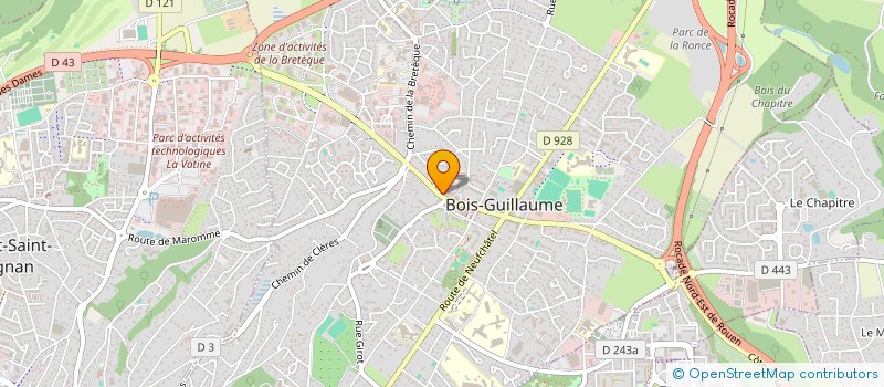 localisation de l'entreprise CABINET DENTAIRE BOIS-GUILLAUME REPUBLIQUE à BOIS-GUILLAUME