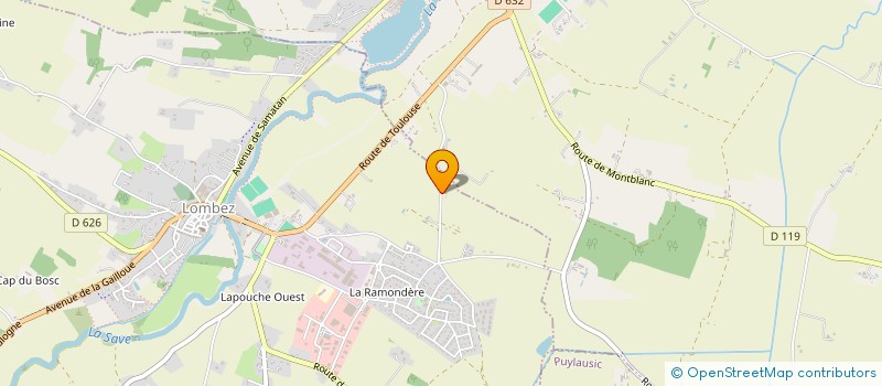 localisation de l'entreprise CABINET DENTAIRE BORDEAUX BASSENS  LOMBEZ