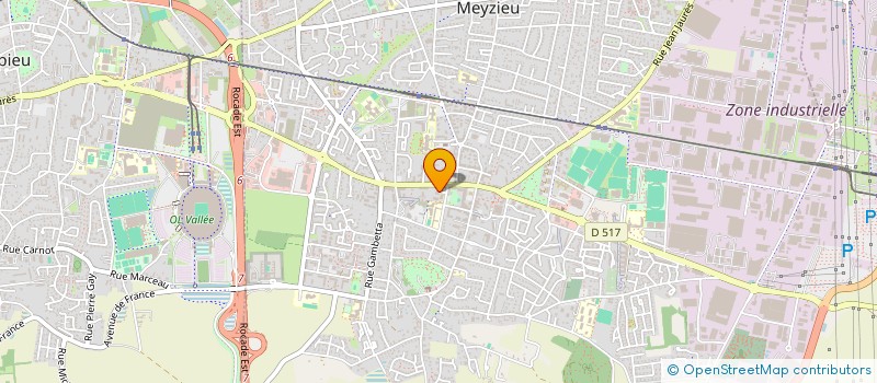 localisation de l'entreprise CABINET DENTAIRE BURIGNAT  MEYZIEU