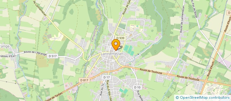 localisation de l'entreprise CABINET DENTAIRE CABES ET PECHEUR à LANNEMEZAN