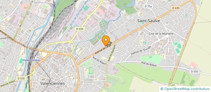localisation de l'entreprise CABINET DENTAIRE CAPRON CHRISTOPHE à VALENCIENNES