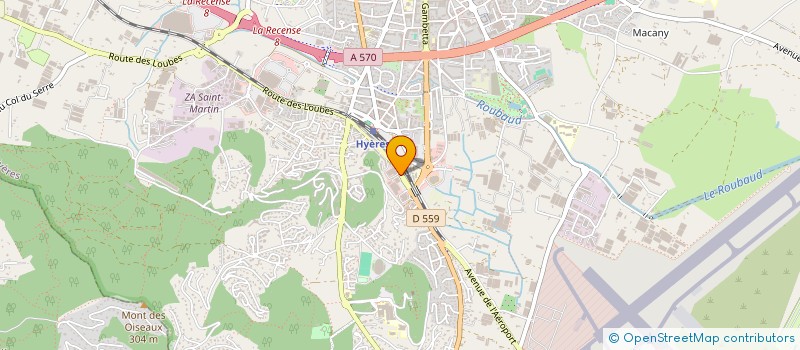 localisation de l'entreprise CABINET DENTAIRE CARRE VILETTE  HYERES