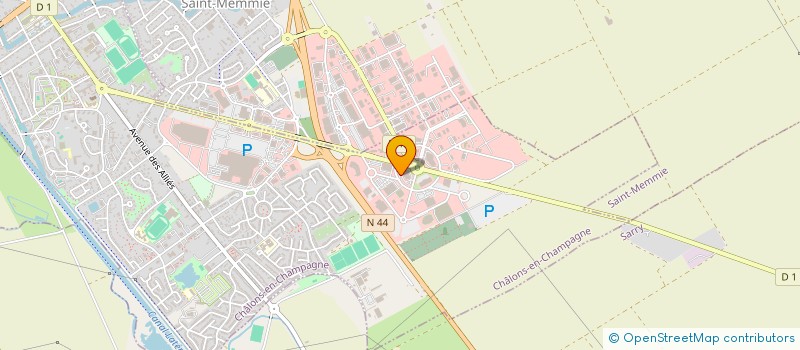 localisation de l'entreprise CABINET DENTAIRE CHAMPENOIS  CHALONS-EN-CHAMPAGNE