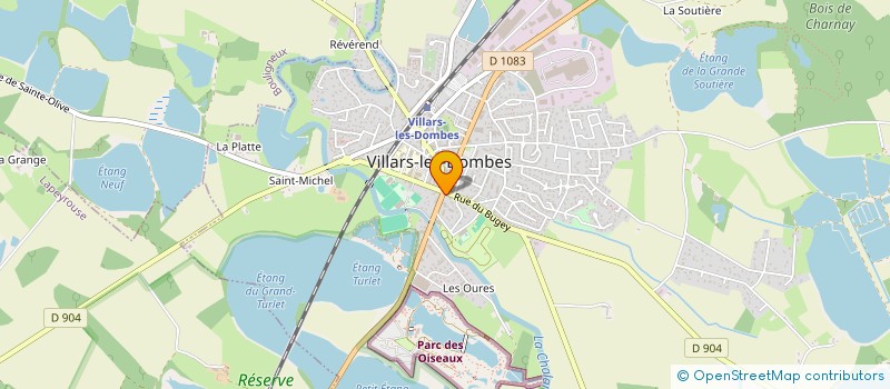 localisation de l'entreprise CABINET DENTAIRE COEUR DES DOMBES à VILLARS-LES-DOMBES