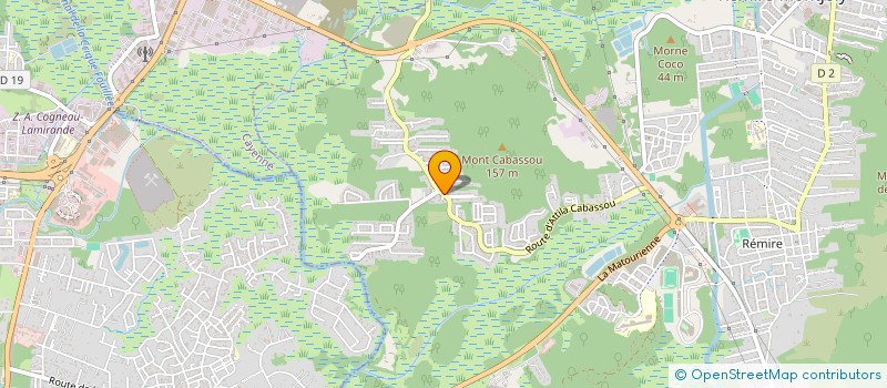 localisation de l'entreprise CABINET DENTAIRE CONCORDE  REMIRE-MONTJOLY