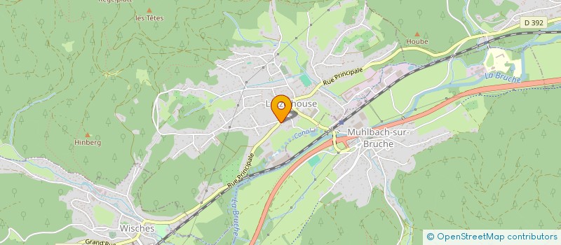 localisation de l'entreprise CABINET DENTAIRE DANIEL GERST  LUTZELHOUSE