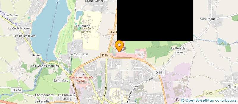 localisation de l'entreprise CABINET DENTAIRE DE BROCELIANDE  PLOERMEL