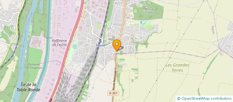 localisation de l'entreprise CABINET DENTAIRE DE FEYZIN  FEYZIN