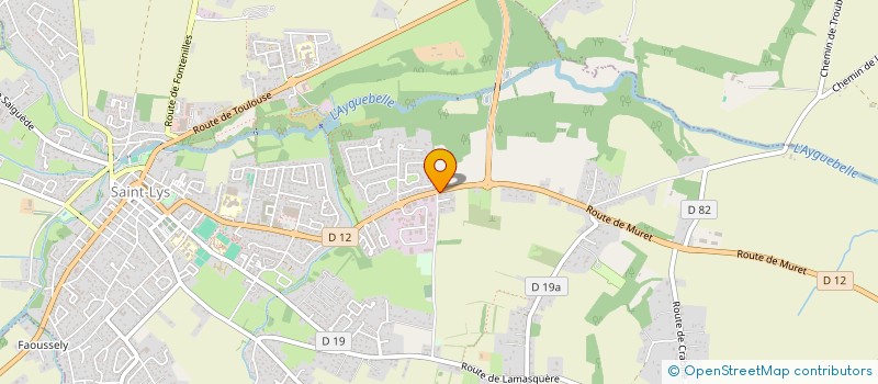 localisation de l'entreprise CABINET DENTAIRE DE GASCOGNE  SAINT-LYS