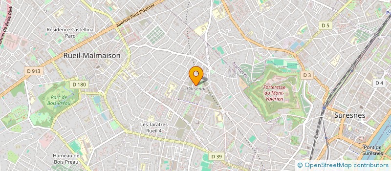 localisation de l'entreprise CABINET DENTAIRE DE L'ARSENAL à RUEIL-MALMAISON