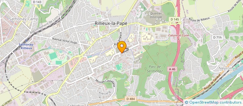 localisation de l'entreprise CABINET DENTAIRE DE L'EUROPE à RILLIEUX-LA-PAPE