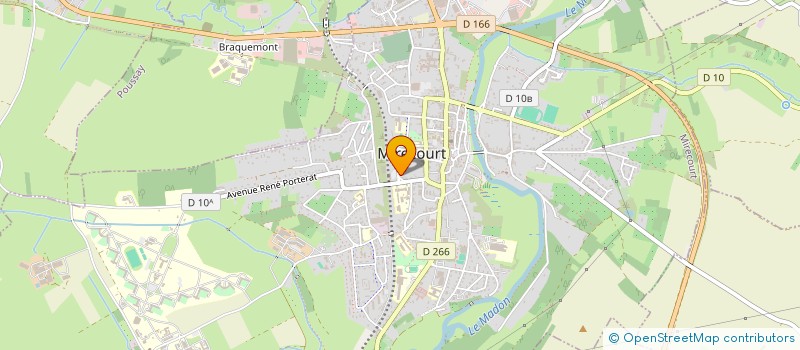 localisation de l'entreprise CABINET DENTAIRE DE L'ORANGERIE  MIRECOURT