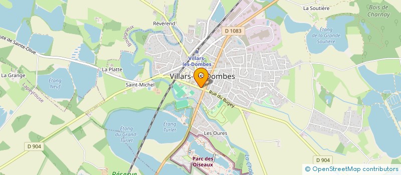 localisation de l'entreprise CABINET DENTAIRE DE LA DOMBES à VILLARS-LES-DOMBES