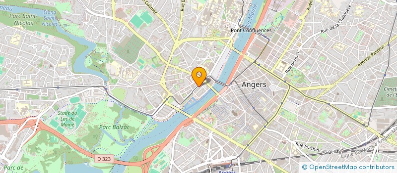 localisation de l'entreprise CABINET DENTAIRE DE LA DOUTRE à ANGERS