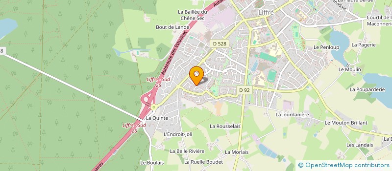 localisation de l'entreprise CABINET DENTAIRE DE LA FORET  LIFFRE