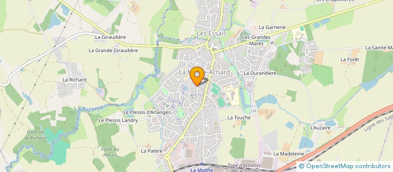 localisation de l'entreprise CABINET DENTAIRE DE LA MOTHE ACHARD à LES ACHARDS
