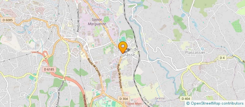 localisation de l'entreprise CABINET DENTAIRE DE LA RITOURNELLE DES DOCTEURS GUILLEN ET CHABBAT à GRASSE