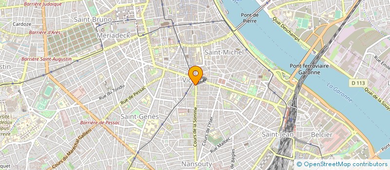 localisation de l'entreprise CABINET DENTAIRE DE LA VICTOIRE à BORDEAUX