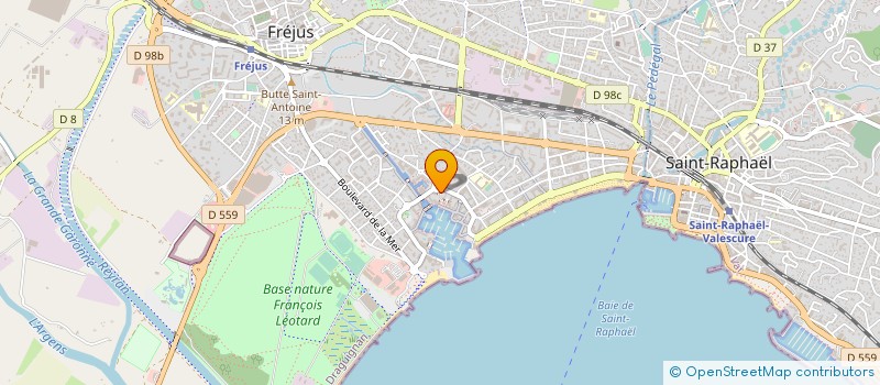 localisation de l'entreprise CABINET DENTAIRE DE PORT-FREJUS à FREJUS
