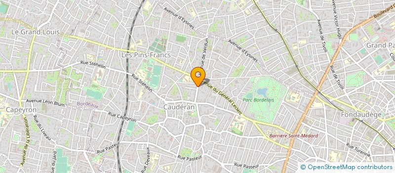 localisation de l'entreprise CABINET DENTAIRE DE SAINT AMAND à BORDEAUX
