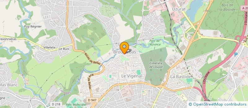 localisation de l'entreprise CABINET DENTAIRE DES CHATAIGNIERS à LIMOGES