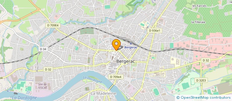 localisation de l'entreprise CABINET DENTAIRE DES DEUX RIVES à BERGERAC