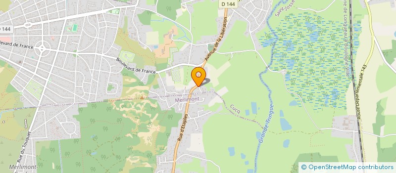 localisation de l'entreprise CABINET DENTAIRE DES DOCTEURS CUISINIER ET GRIGORIEFF SELARL DE CHIRURGIENS DENTISTES  CUCQ