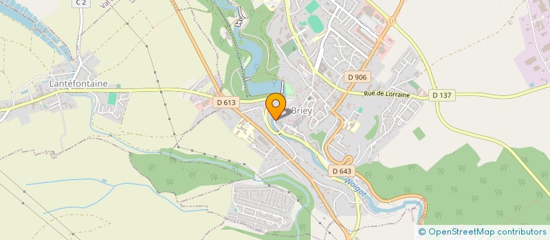 localisation de l'entreprise CABINET DENTAIRE DES DOCTEURS KLEINCLAUSS, BOURHOVEN ET THOMAS  VAL DE BRIEY