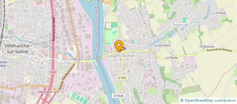 localisation de l'entreprise CABINET DENTAIRE DES DOCTEURS VERON VIAL ET LEFEBVRE à JASSANS-RIOTTIER