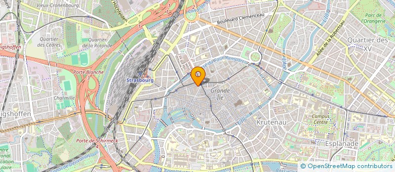 localisation de l'entreprise CABINET DENTAIRE DES DOCTEURS WENDLING, MISCHLER ET ASSOCIES  STRASBOURG