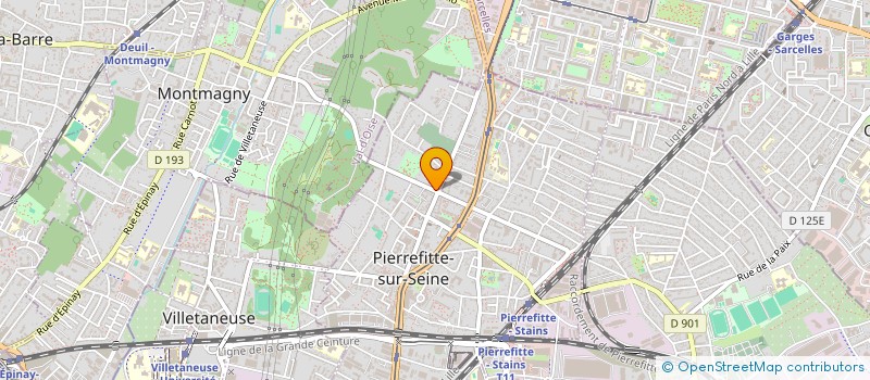 localisation de l'entreprise CABINET DENTAIRE DES DR VOISIN-PATAILLOT  PIERREFITTE-SUR-SEINE
