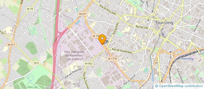 localisation de l'entreprise CABINET DENTAIRE DES FRANCS à TOURCOING
