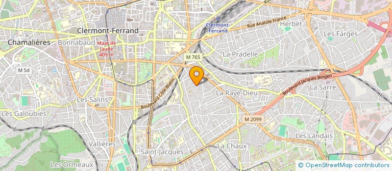 localisation de l'entreprise CABINET DENTAIRE DES LIONDARDS à CLERMONT-FERRAND