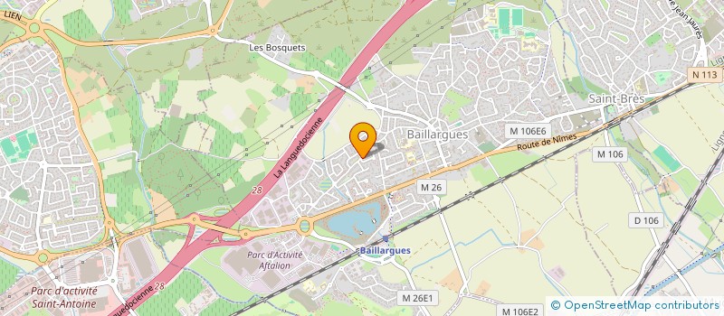 localisation de l'entreprise CABINET DENTAIRE DES MAS DE BAILLARGUES à BAILLARGUES