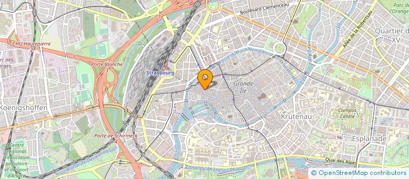 localisation de l'entreprise CABINET DENTAIRE DES TILLEULS à STRASBOURG