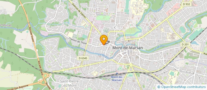 localisation de l'entreprise CABINET DENTAIRE DES TROIS RIVIERES à MONT-DE-MARSAN