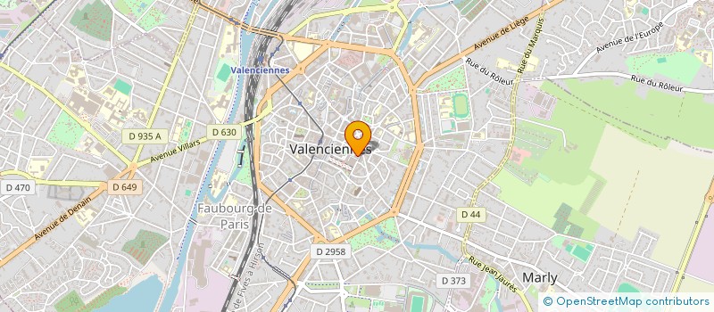 localisation de l'entreprise CABINET DENTAIRE DOCTEUR LEMAIRE à VALENCIENNES
