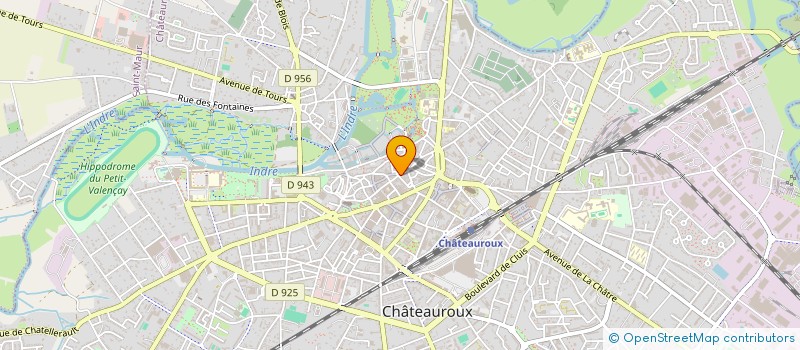 localisation de l'entreprise CABINET DENTAIRE DOCTEUR NINA ADOCHITEI à CHATEAUROUX